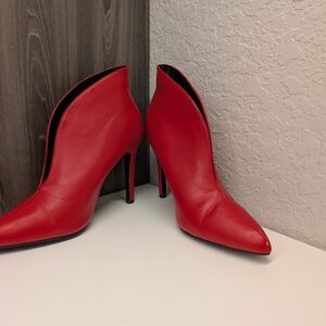 Red Women's Ankle Boots